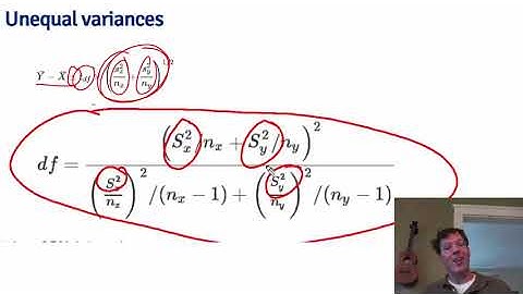 Statistical Inference, A note on unequal variance   Johns Hopkins University