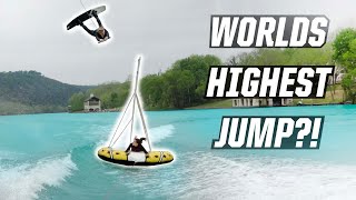WAKEBOARDING - HIGH JUMP CHALLENGE!