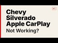5-Minute Fix for a Chevy Silverado Apple CarPlay That Won't Connect
