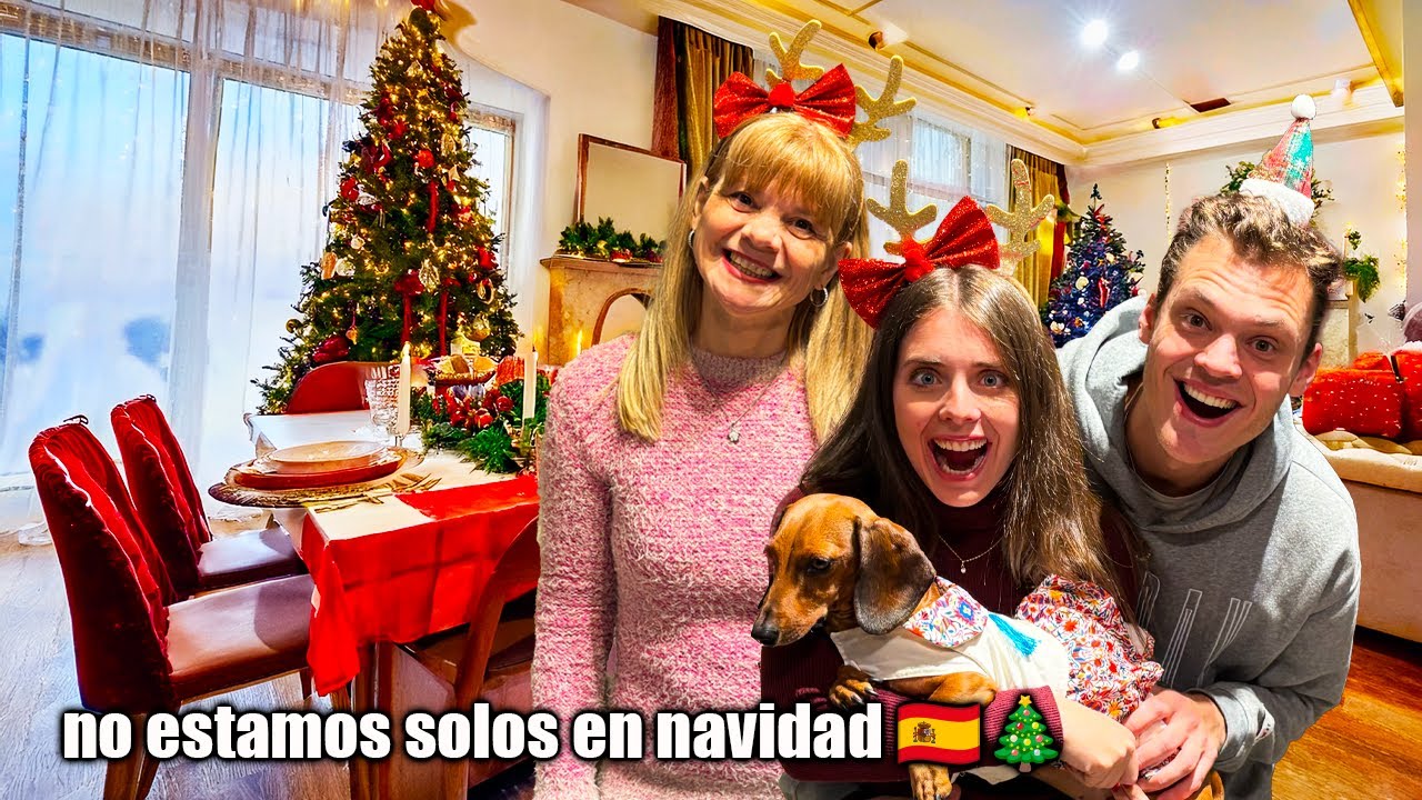 Asi fue nuestra NAVIDAD en MADRID con mi MAMÁ | Primera vez ACOMPAÑADOS desde que EMIGRAMOS 🇦🇷🇪🇸