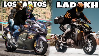 Gta5 Tamil Road Trip To Ladakh In HAYABUSA | New Villa | Tamil Gameplay |