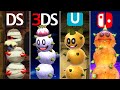 Evolution of Pokey Battles in Mario Games (2006-2020)