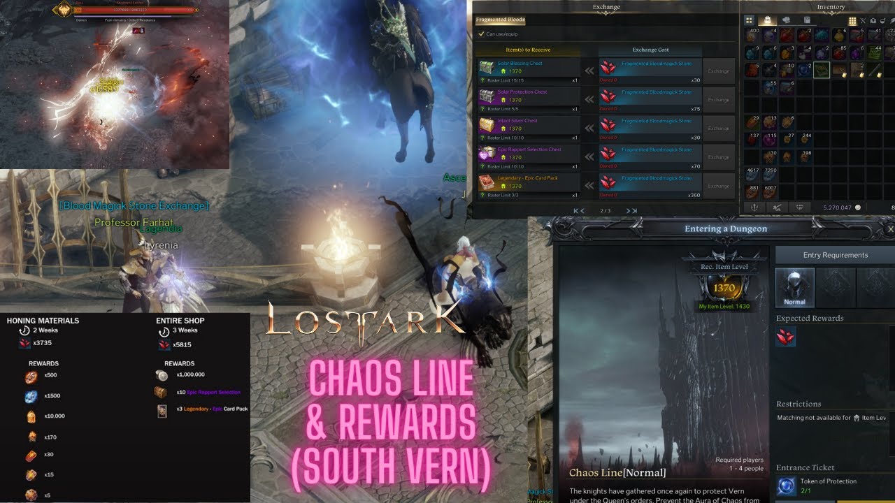 Lost Ark: Stone of Chaos Guide [Sources & Uses]