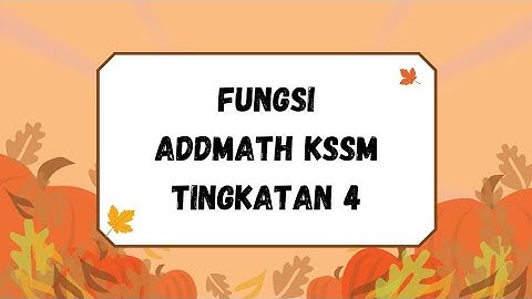 Intensive Practice (Question 1 and 2) | KSSM Additional Mathematics Form 4 Chapter 1