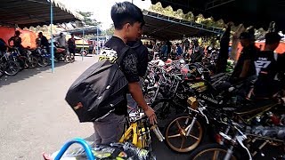 Suasana padock drag bike gumul Kediri