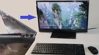 Превратите сломанный ноутбук в настольный компьютер «все в одном»