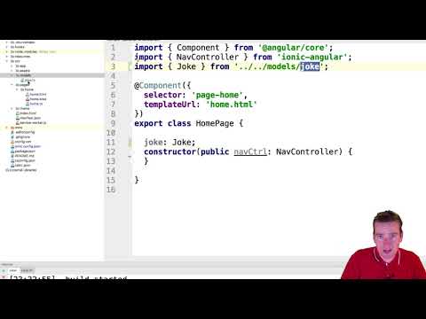 Ionic Mobile Apps | S2P4 | Initializing a Joke in the home page