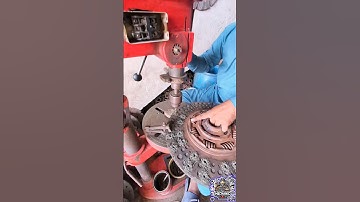 How Clutch Plates Are Repaired & Drilled |Auto Repair Secrets #how #mechanic #shorts #engine #repair