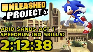 Sonic Generations Arid Sands Act 1 Speedrun 2:12:38 (No Skills)