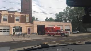 Holliston Fire Department responding