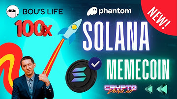 SOLANA 100x GEM ALERT 💎 NEW MEMECOIN $BOU 💎 HOW TO BUY BOU