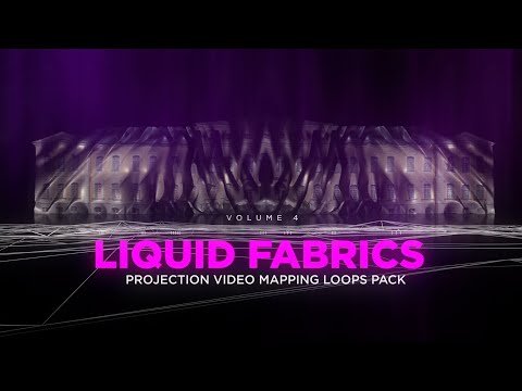 Liquid Fluids - Projection Video Mapping Loops Pack Vol.4 - UPDATED