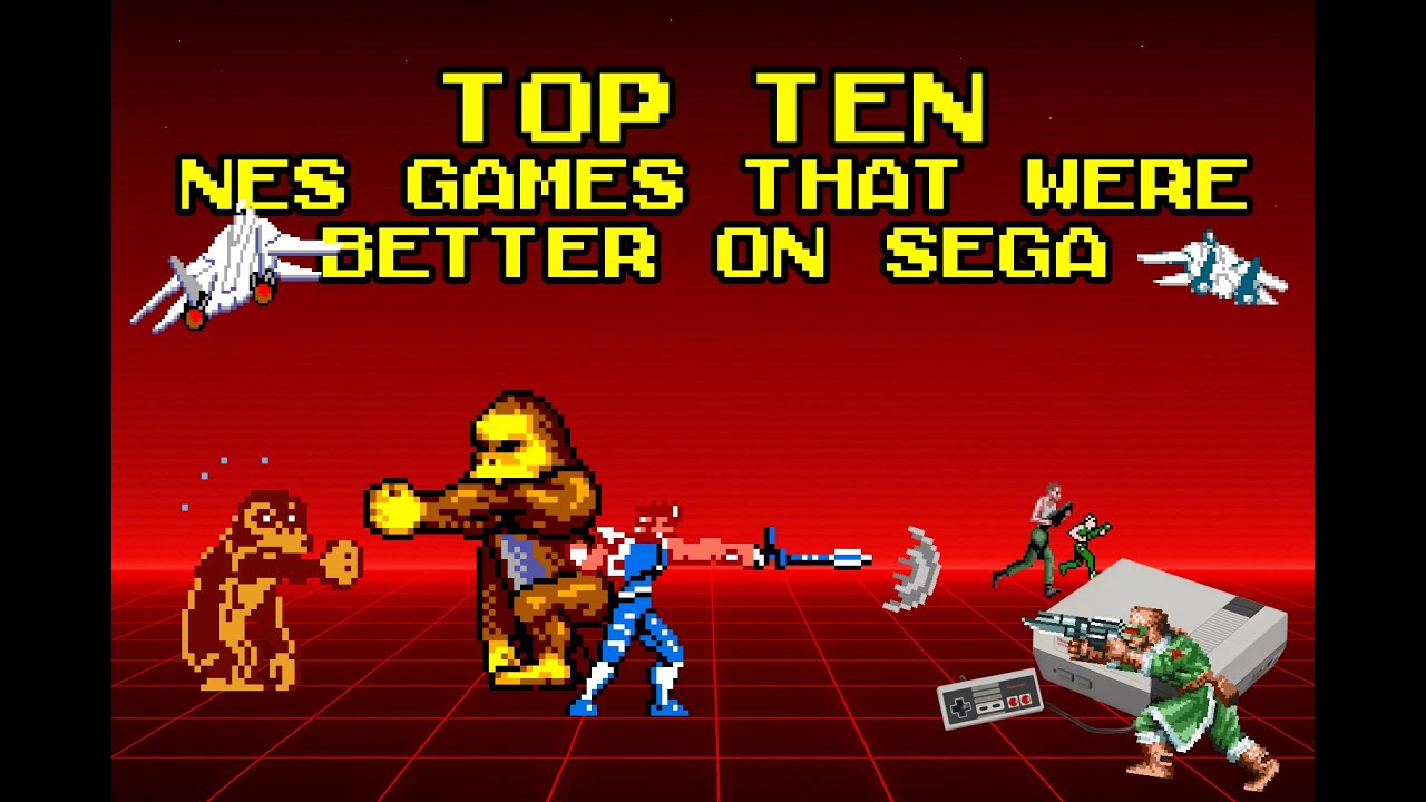Десять игр для NES, которые были лучше на Sega