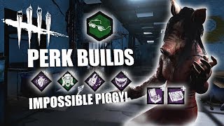 IMPOSSIBLE PIGGY! | Dead By Daylight THE PIG PERK BUILDS