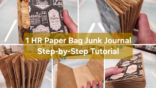 CWL 1 Hour Paper Bag Junk Journal | Step-by-Step Craft Tutorial | 05AUG2026 Facebook Replay