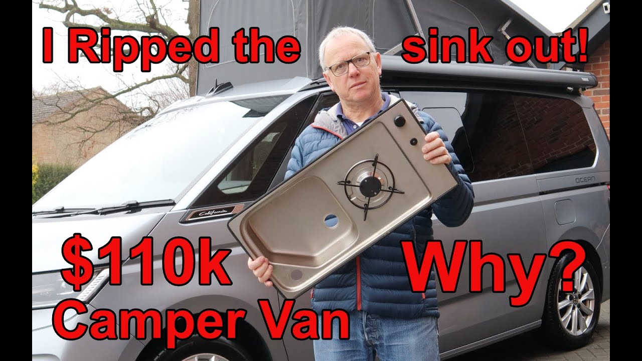 Camper van VW California Ocean Sink Removal - modification