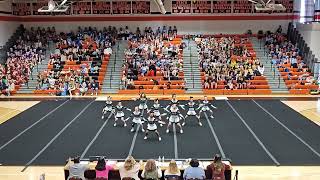 Martinsburg South Middle School Sideline at Martinsburg Bulldog Cheerpalooza 2024