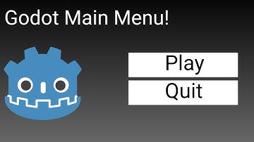 Main Menu in Godot | Godot Tutorial