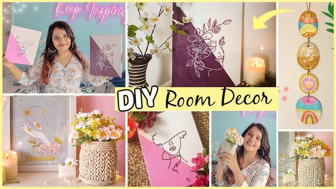Popular DIY ROOM DECOR IDEAS Under ₹100  😍 Aesthetic Room Decorations at  Home✨ 