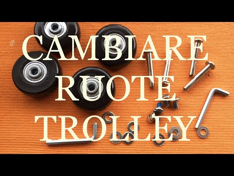 Cambiare ruote al trolley Bric’s