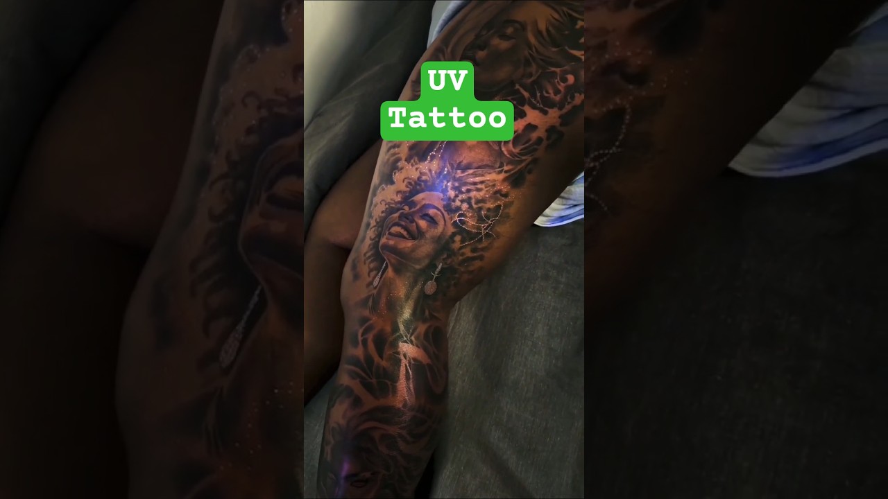 You will Glow in the Dark | UV Tattoo [inactive UV ink] 