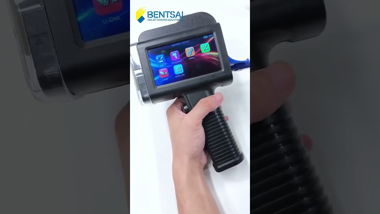 Bentsai B35 handheld inkjet printer for printing on any surfaces!