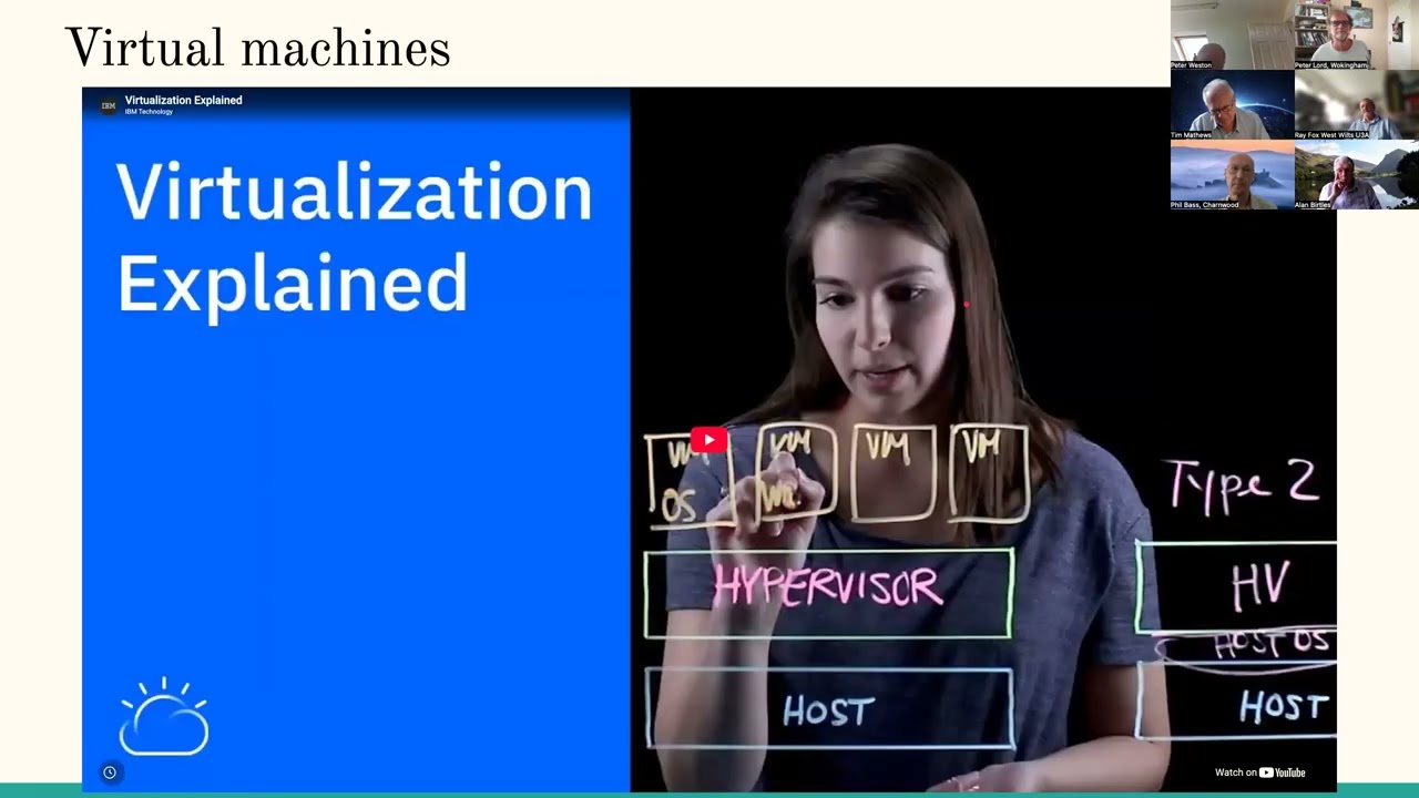 Virtual machines, containers and related technologies (repeat)