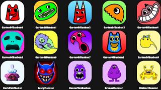 Garten of Banban: 0, 1, 2, 3, 4, 5, 6, 7, 8, 9 - All Endings & All Bosses vs Grimace Shake Monster