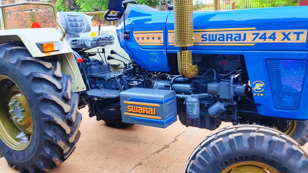 New Swaraj 744 XT Golden Limited Edition Tractor 2024 Model । स्वराज का गोल्डन ट्रैक्टर । Rahul ji 🎉