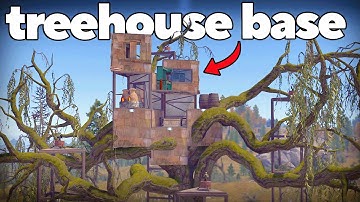 I built a solo treehouse base...