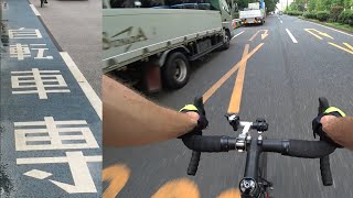 Tokyo bike lanes are very awesome