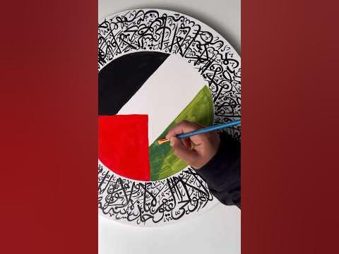 Free Palestine 🇵🇸 #art #shorts #palestine - YouTube