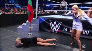 Wonderful slap from Lana to Summer Rae