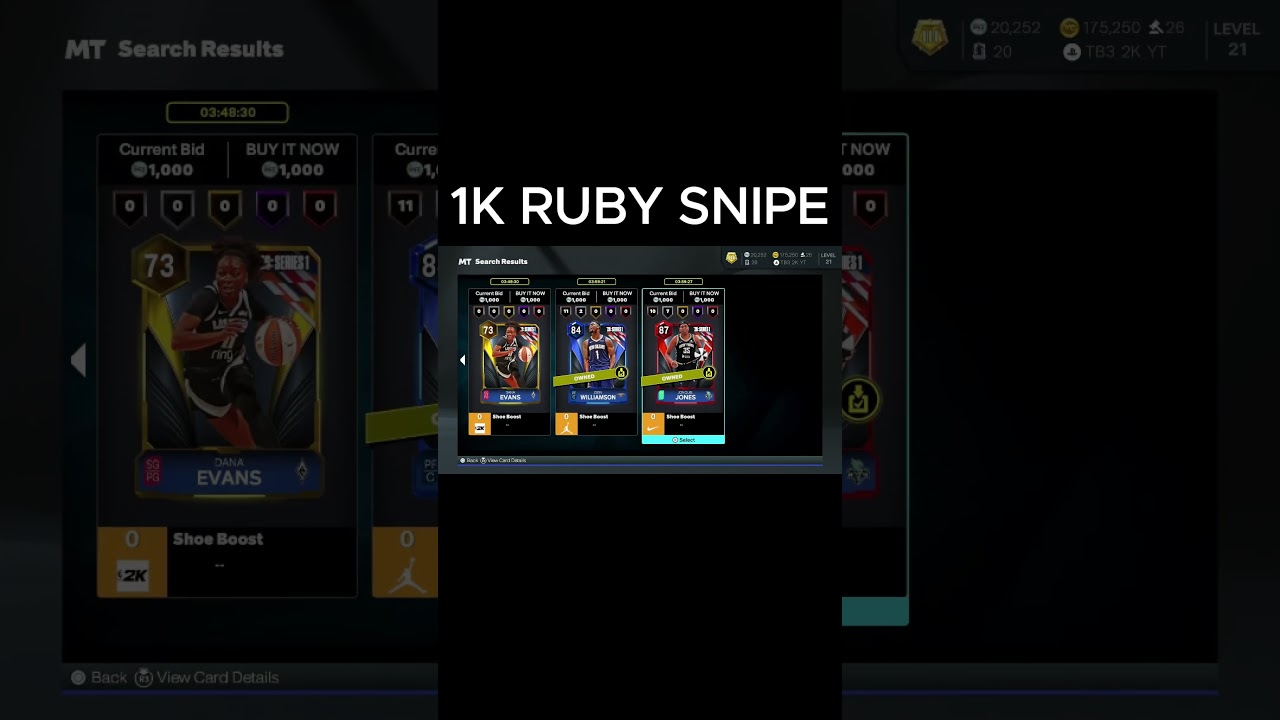 1K Ruby Snipe!! 