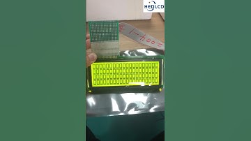 2004 Character dot matrix LCD module, yellow and green. #electronic