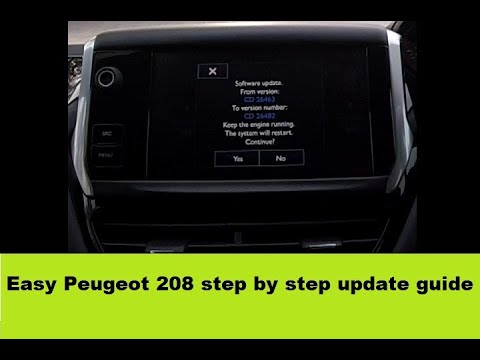 Peugeot 208 Smeg+ Firmware update step by step