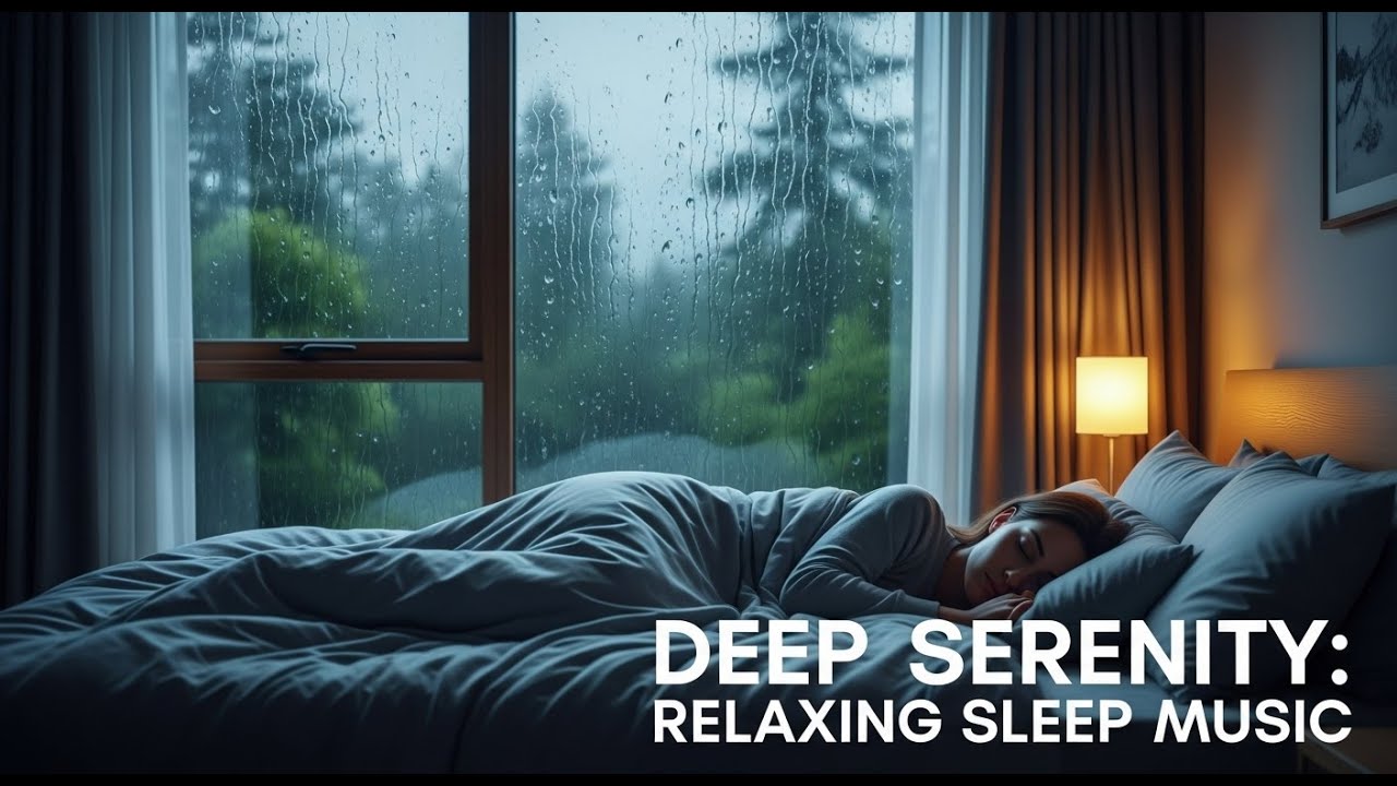 Deep Serenity: Relaxing Sleep Music + Insomnia | Rain Sounds for Stress ...