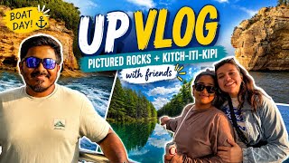 Exploring Michigan’s Upper Peninsula! Kitch-iti-kipi + Pictured Rocks Cruise