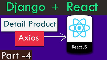 Django + React Part-4 || Work With Detail Product Component and Get Data By Product ID  Dynamic URL.