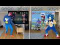 FNF Huggy Wuggy Vs Sonic But In Real Life FNF Mods