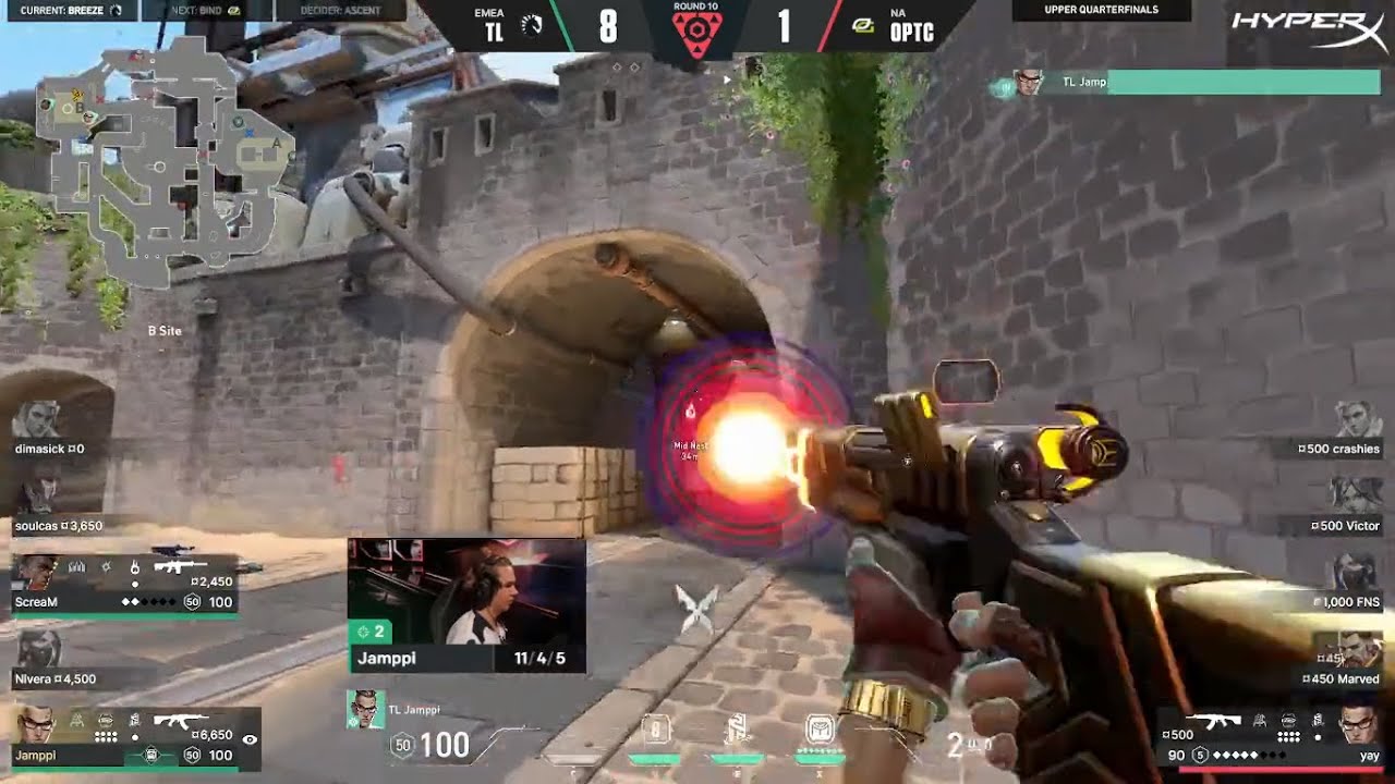 Team Liquid Is playing Insane Jammpi Destroying Optic with Operator Valorant Champions Tour Istanbul