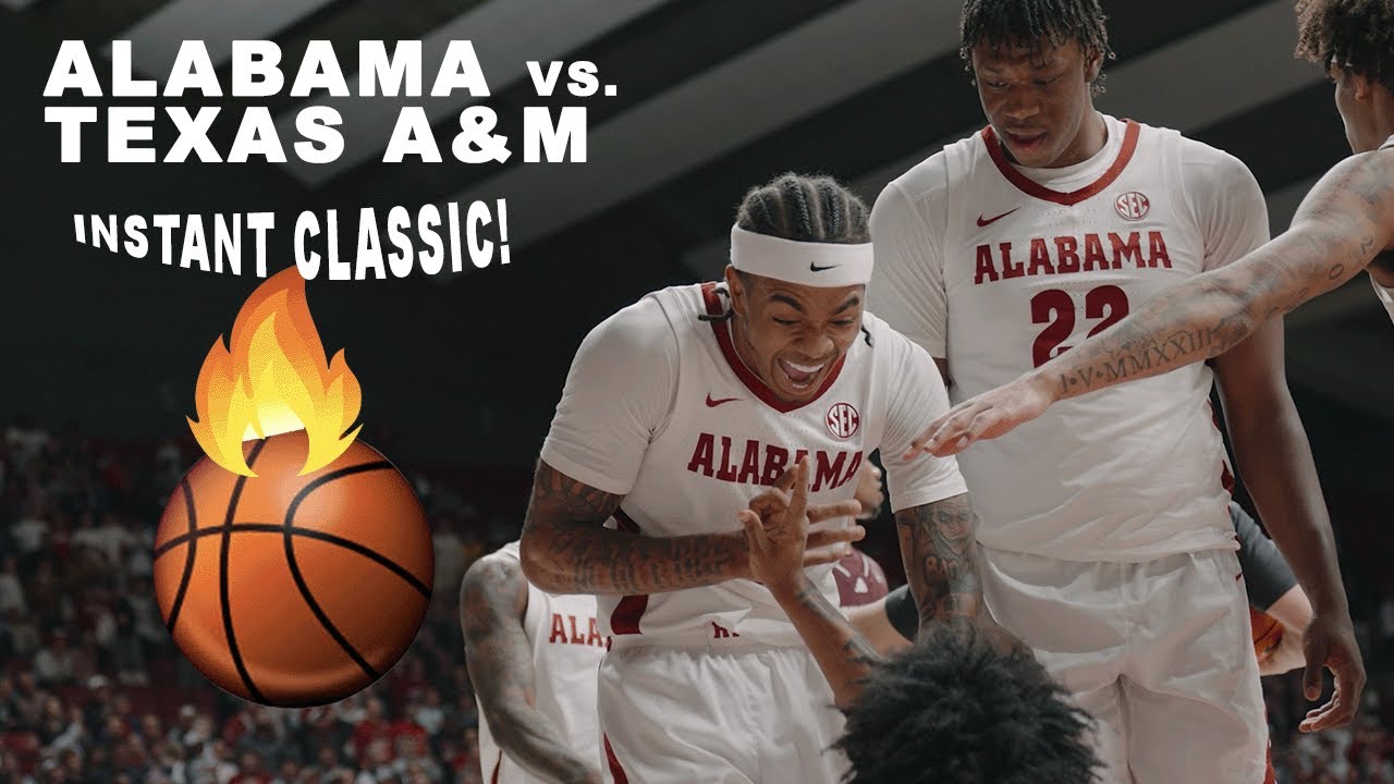 You're Gonna want to SEE THIS! | 🏀 Alabama’s Win vs Texas A&M | Holloway’s Magic 🔥| Cinematic Recap