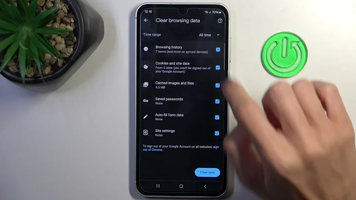 How to Clear Browsing Data on SAMSUNG Galaxy F54 // Deleting History, Cookies, Cache and More!