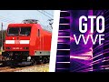 [ADtranz GTO VVVF] Br 145 Sound - Eco2000 [Inductor Recorded]