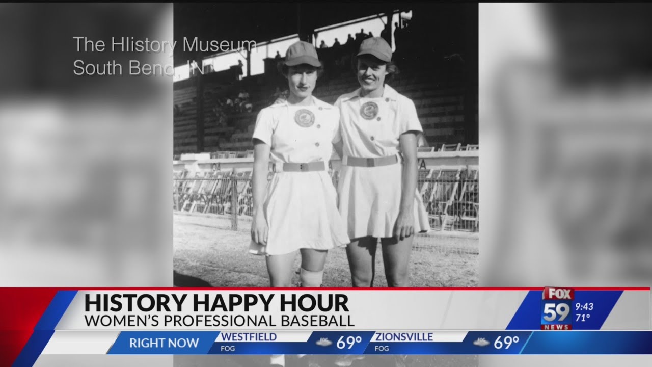Virtual happy hour explores history of women's pro baseball