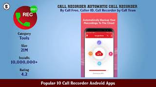 Popular 10 Call Recorder Android Apps screenshot 4