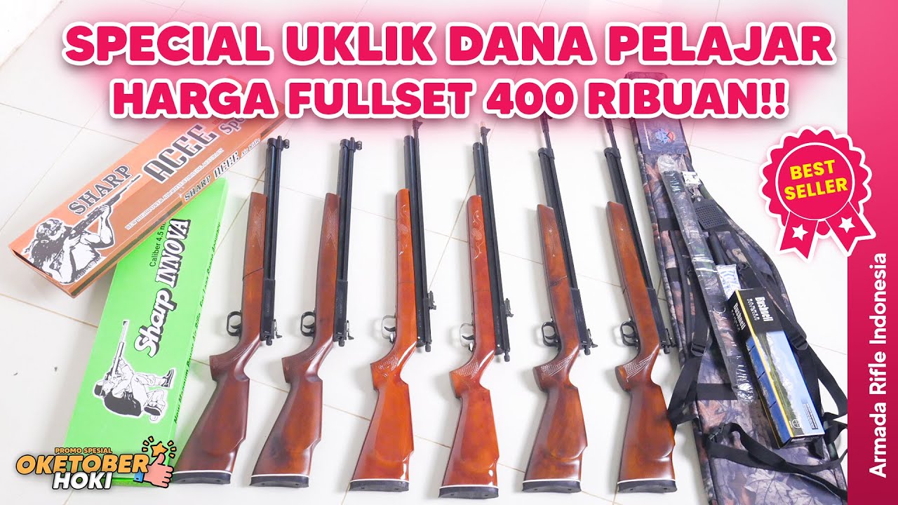 UKLIK 400RIBU FULLSET? DAFTAR HARGA SENAPAN TERBAIK UNTUK PEMULA