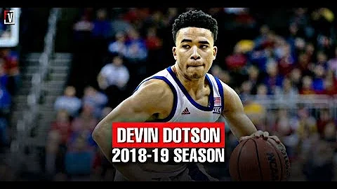 Devon Dotson Kansas Freshmen Season Highlights Mon...