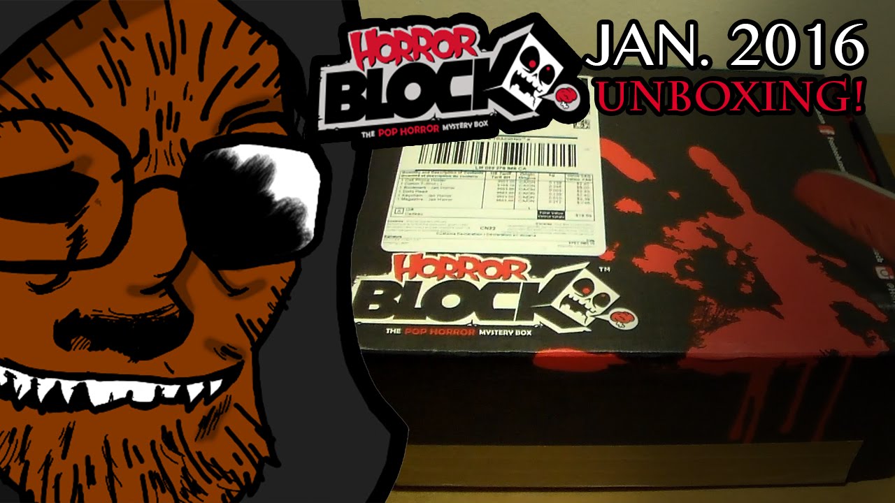 Dr. Wolfula- Horror Block (JAN. 2016) Unboxing!