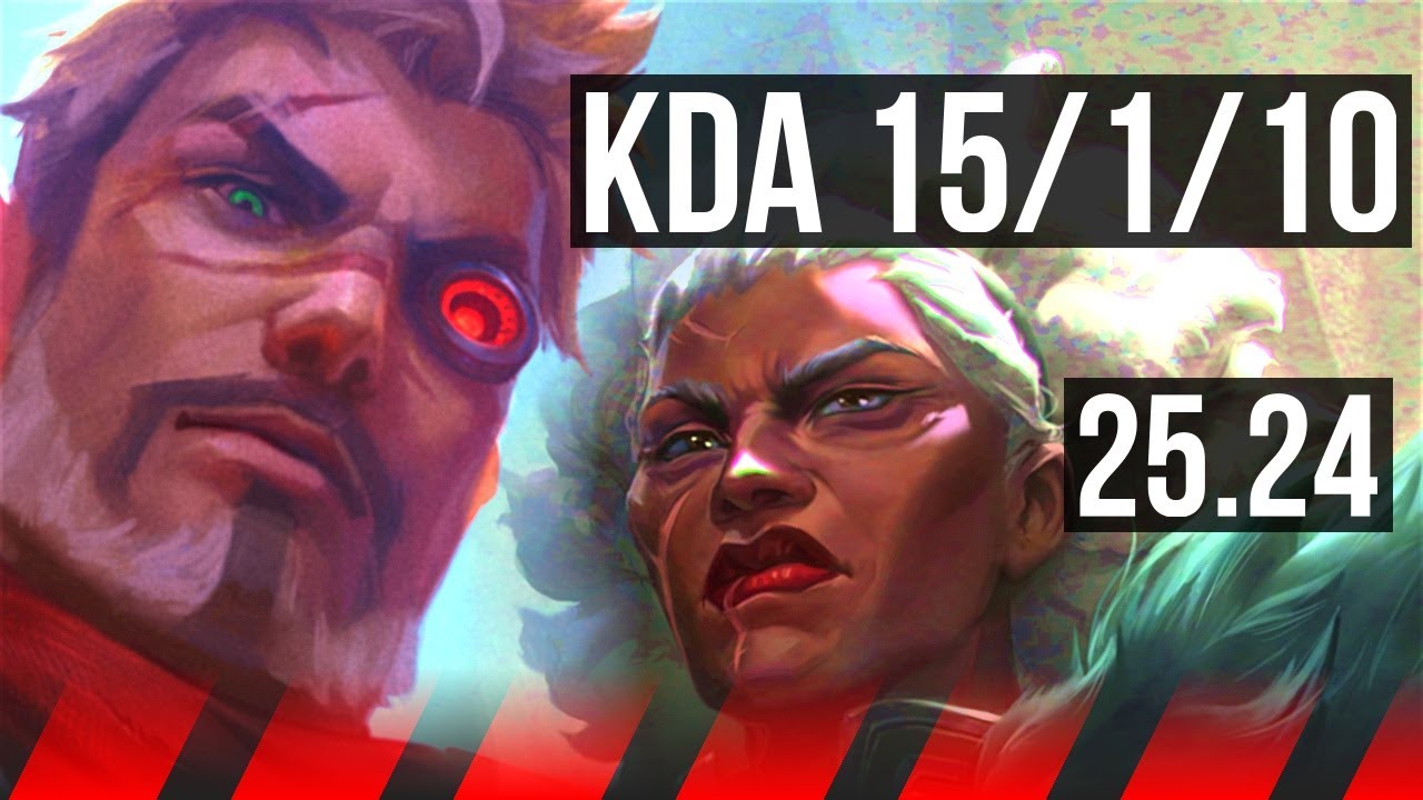 JAYCE vs AMBESSA (TOP) | Good KDA: 15/1/10 | EUW Master | 25.24
